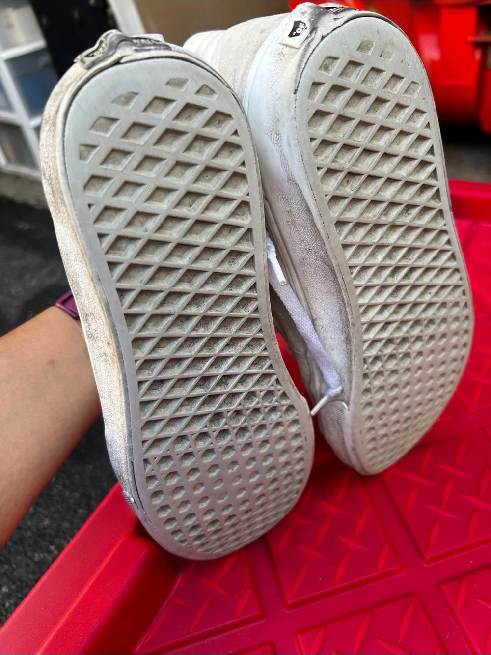 Vans White High-Top Sneakers
